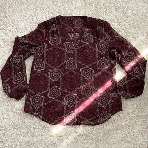 Maurices long sleeve blouse size XL